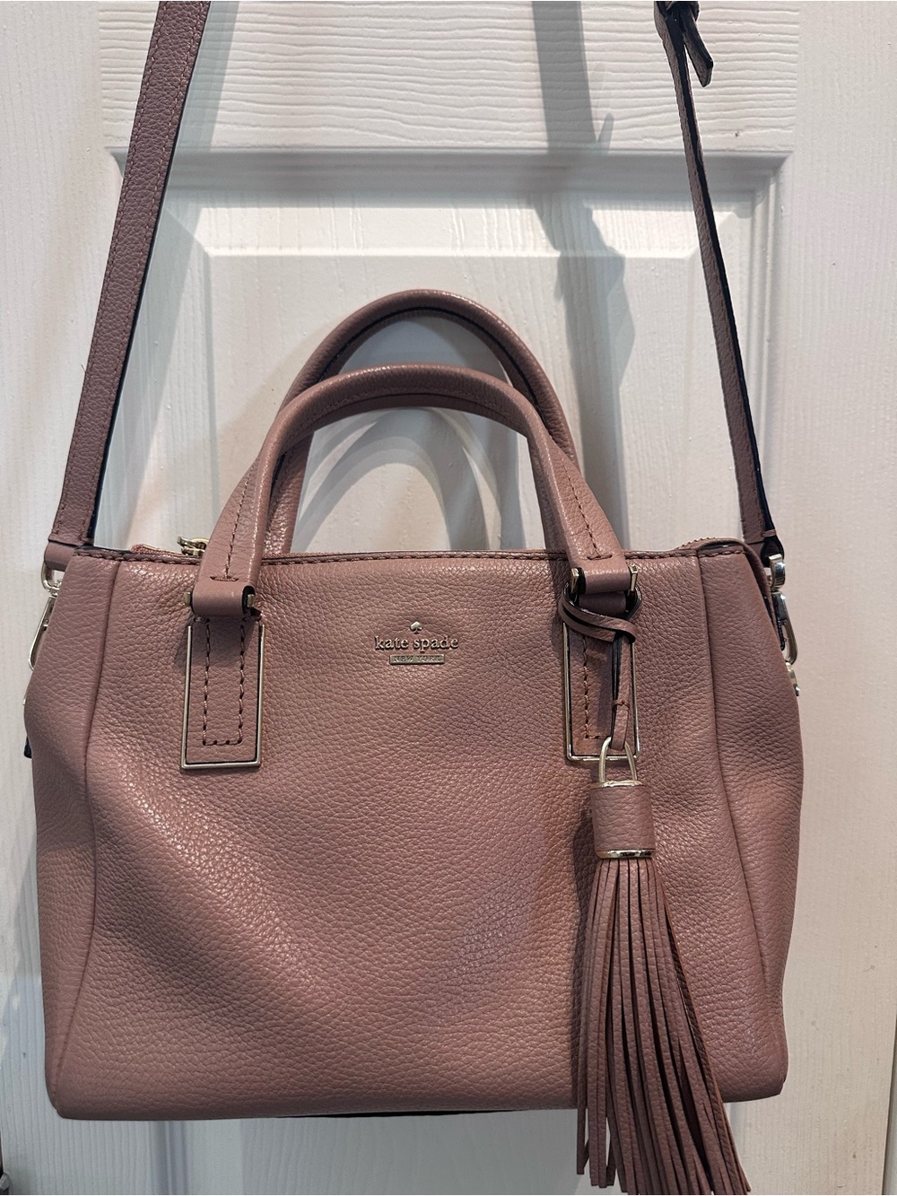 Kate Spade New York Kingston Drive Small Alena satchel with tassel
